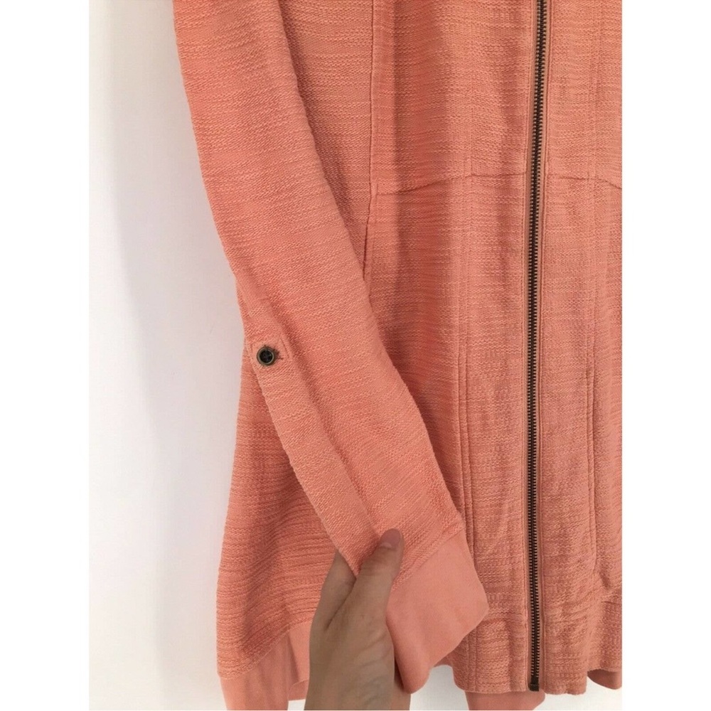 Moving Sale! Anthropologie Saturday Sunday Quinn Peach Women's Jacket Medium EUC - Picture 6 of 11